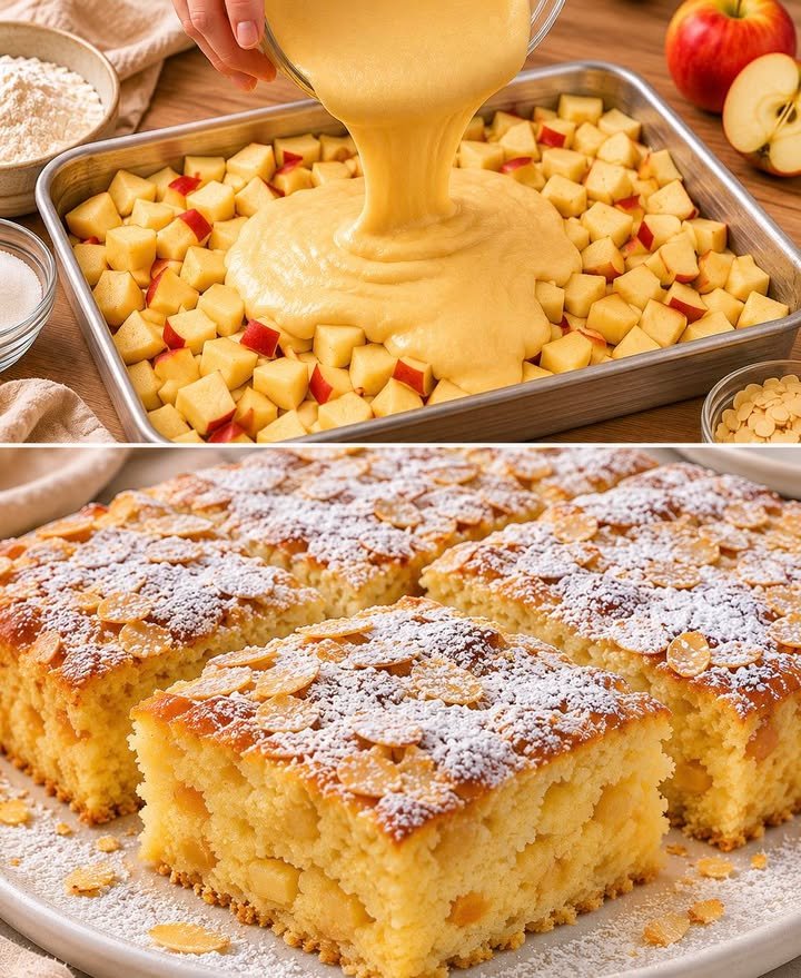 Großmutters Apfelkuchen vom Blech
