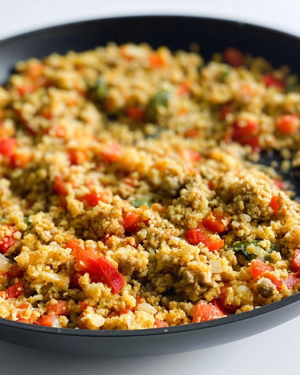 Cauliflower Rice With Ground Turkey