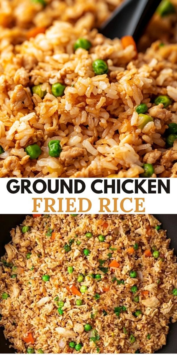 Ground Chicken Fried Rice (20 minutes)