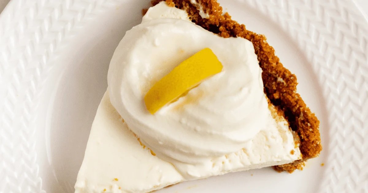 Creamy Lemon Cream Cheese Pie 2 Creamy Lemon Cream Cheese Pie