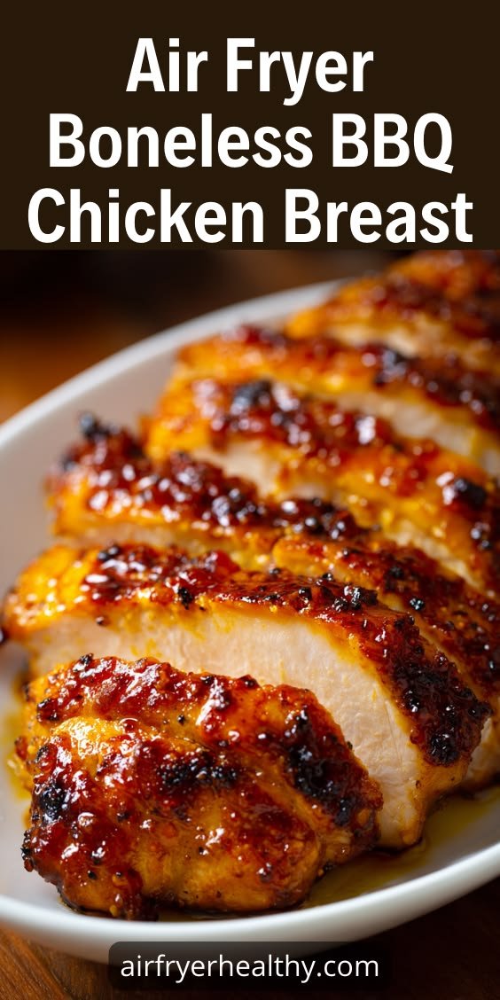 Air Fryer Boneless BBQ Chicken Breast