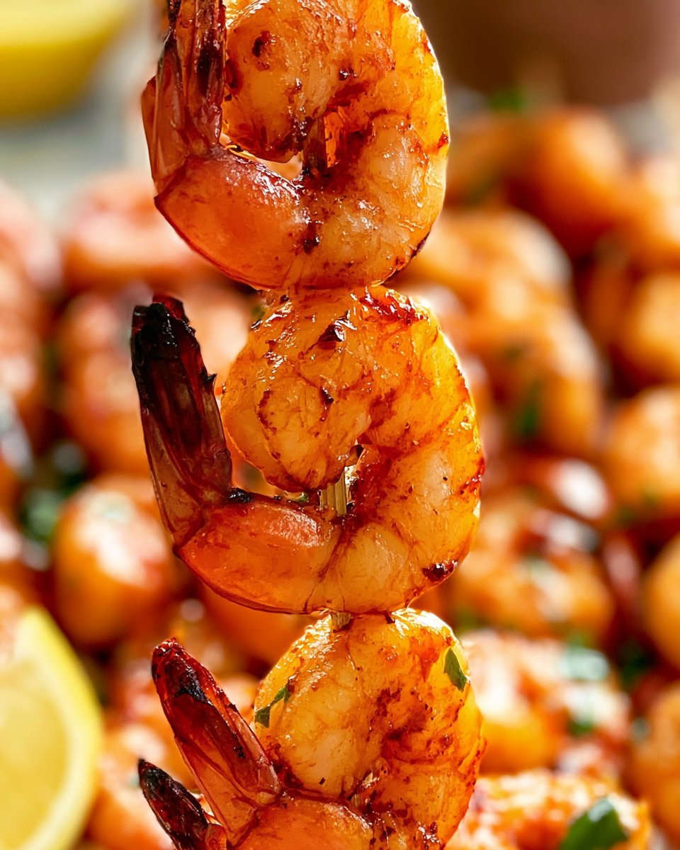Chipotle Honey Shrimp Skewers