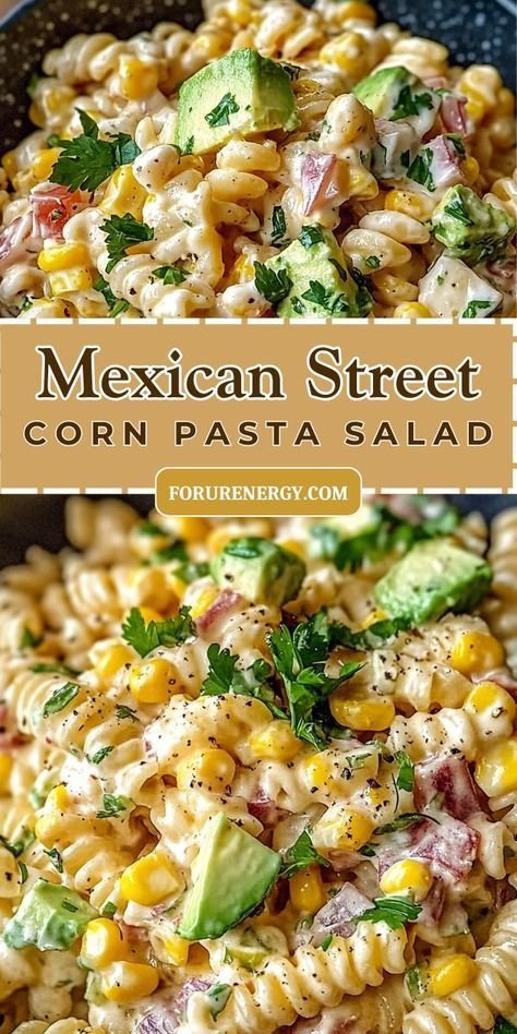 Mexican Street Corn Pasta Salad is a must-try dish!