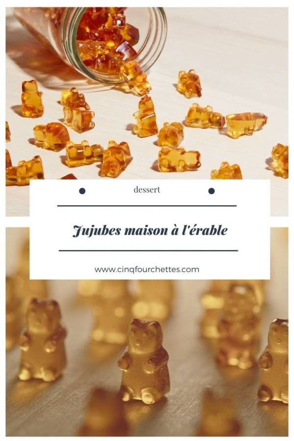 Jujubes maison à l’érable – seulement trois ingrédients » Cinq Fourchettes | Jujubes recipe, Maple syrup candy ideas, Jujube dessert ideas