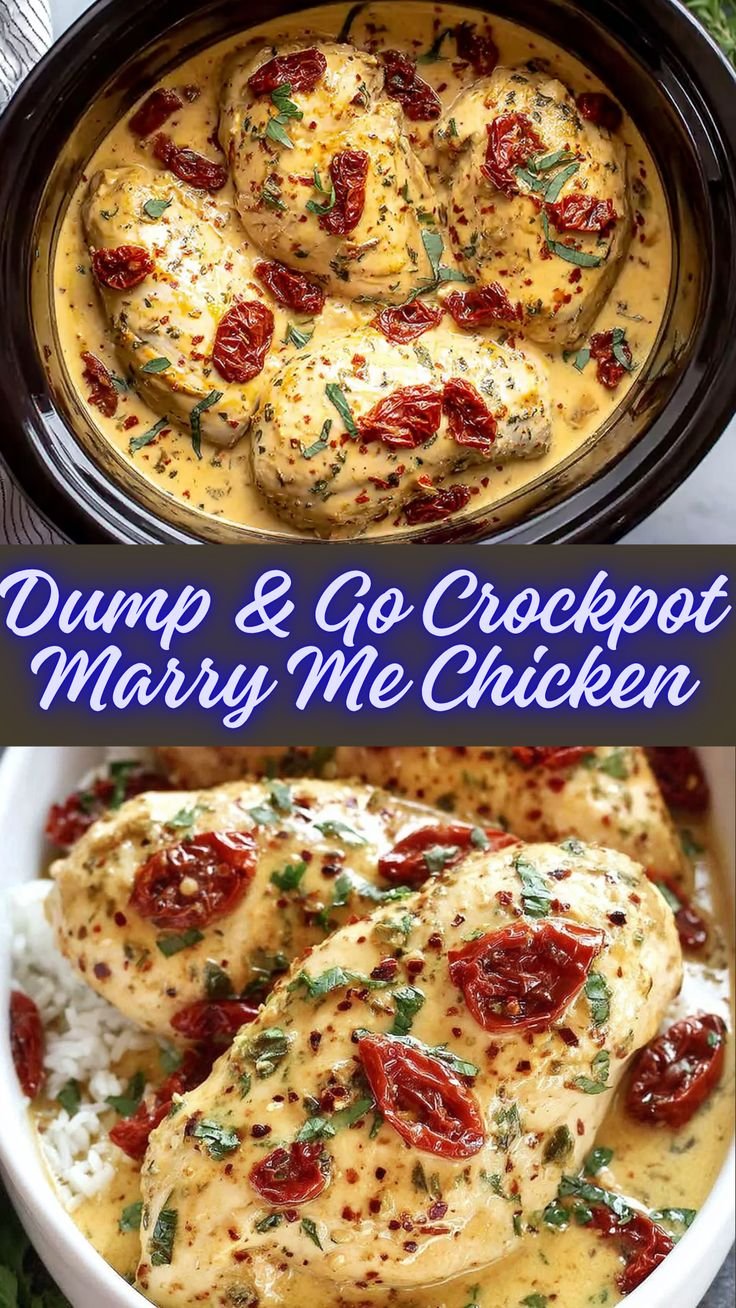 Dump & Go Crockpot Marry Me Chicken