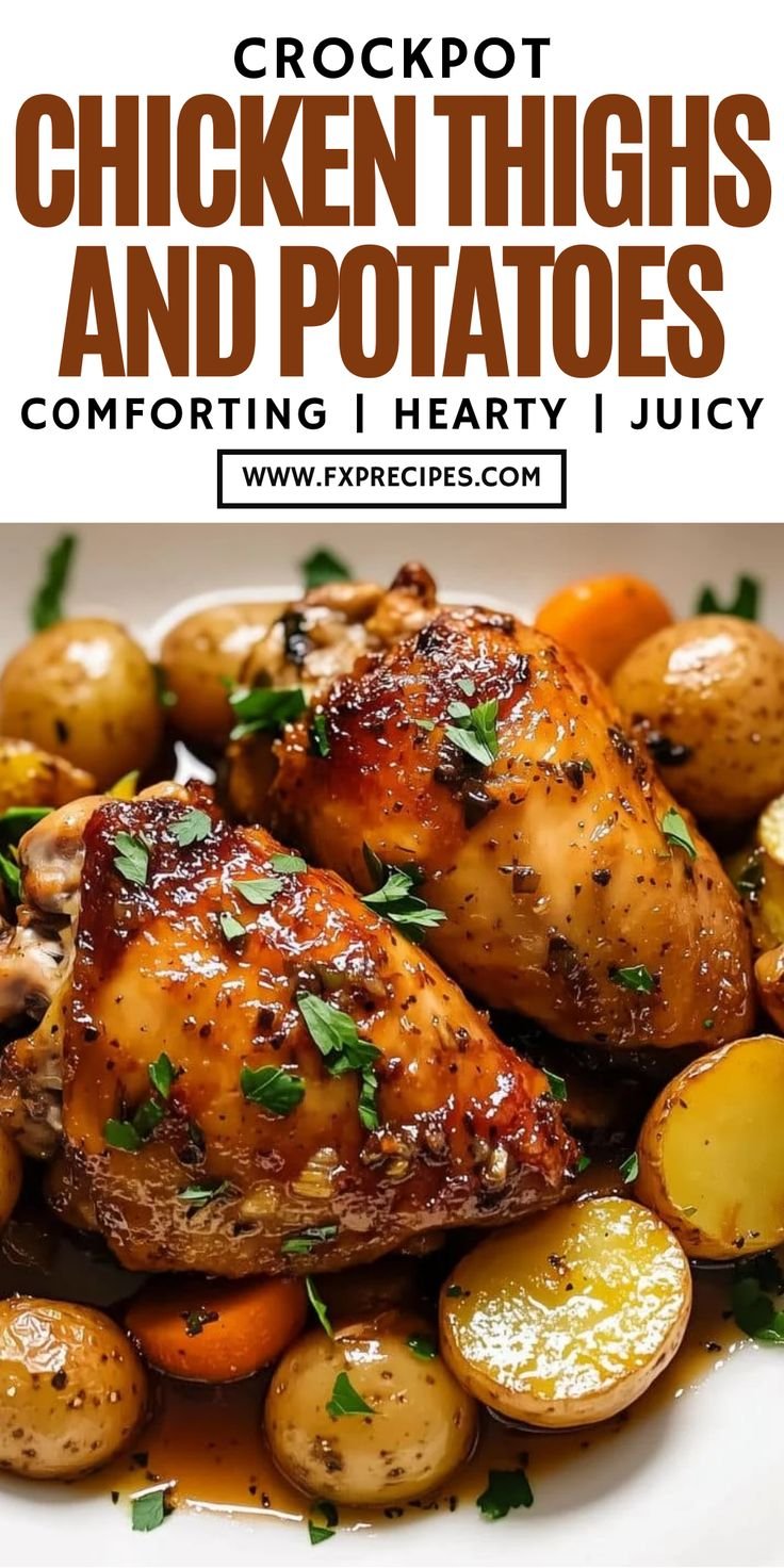 Crockpot Chicken Thighs and Potatoes