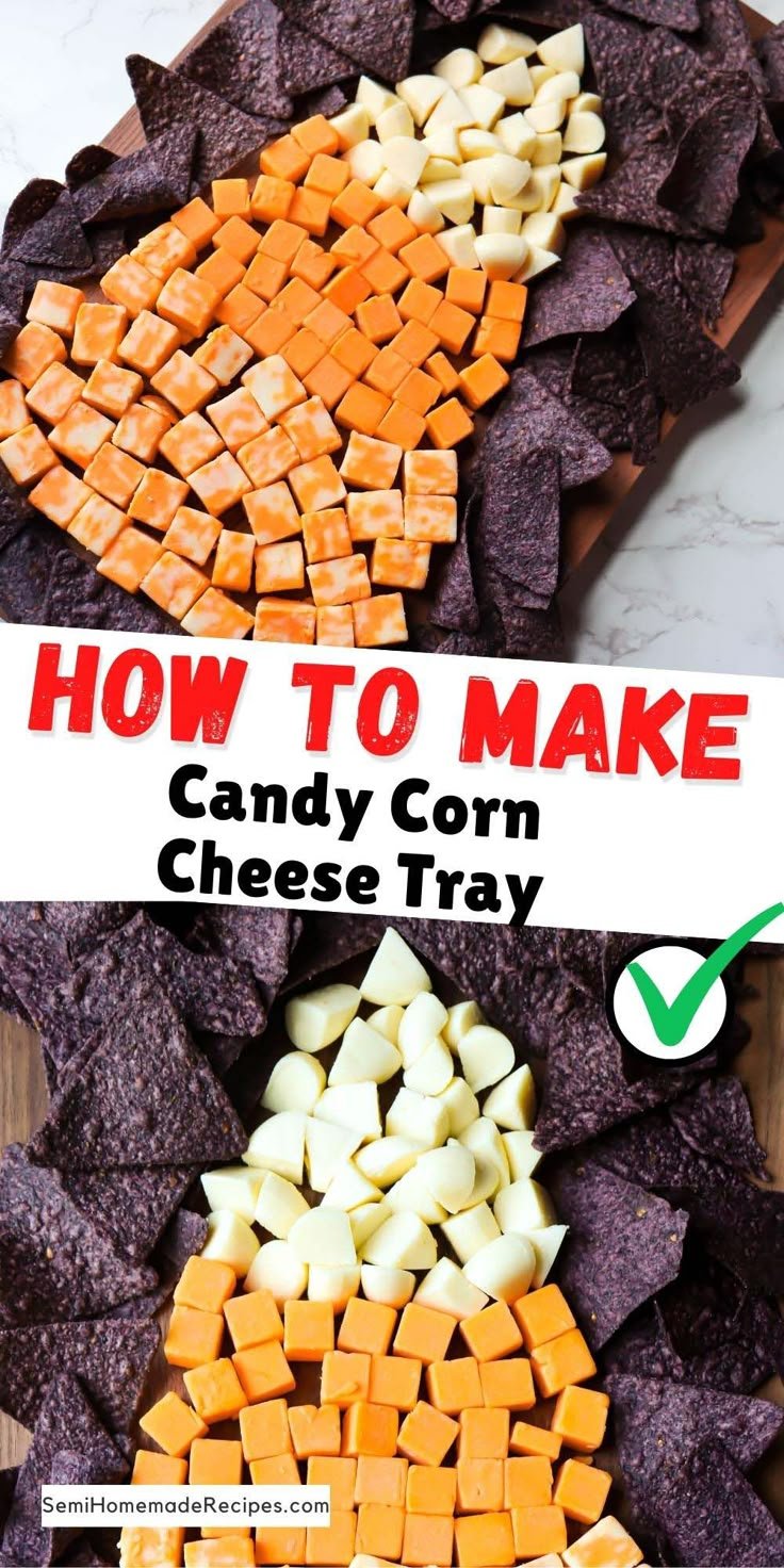 Candy Corn Cheese Tray