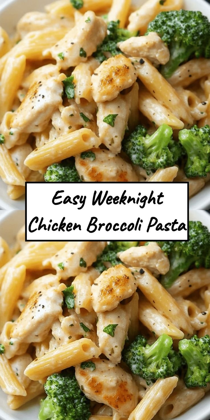Easy Chicken Broccoli Pasta Recipe For Weeknights