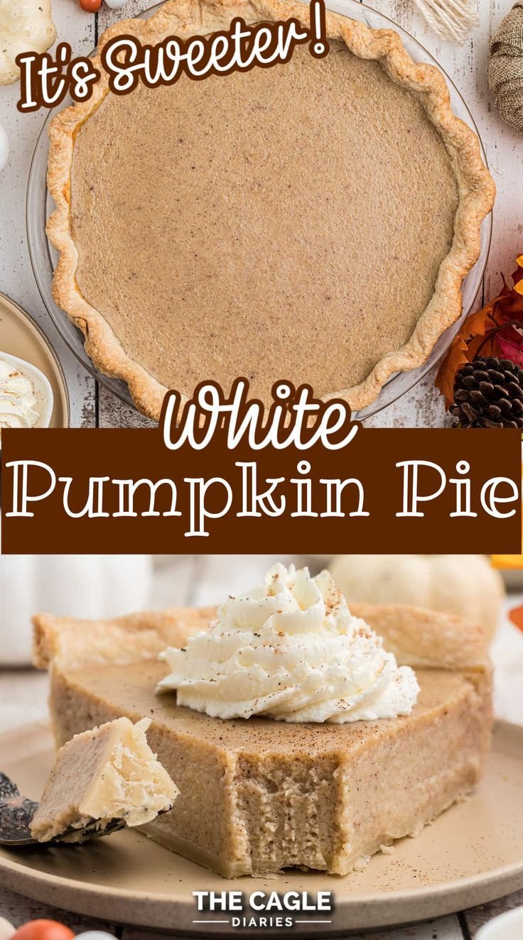 White Pumpkin Pie Recipe