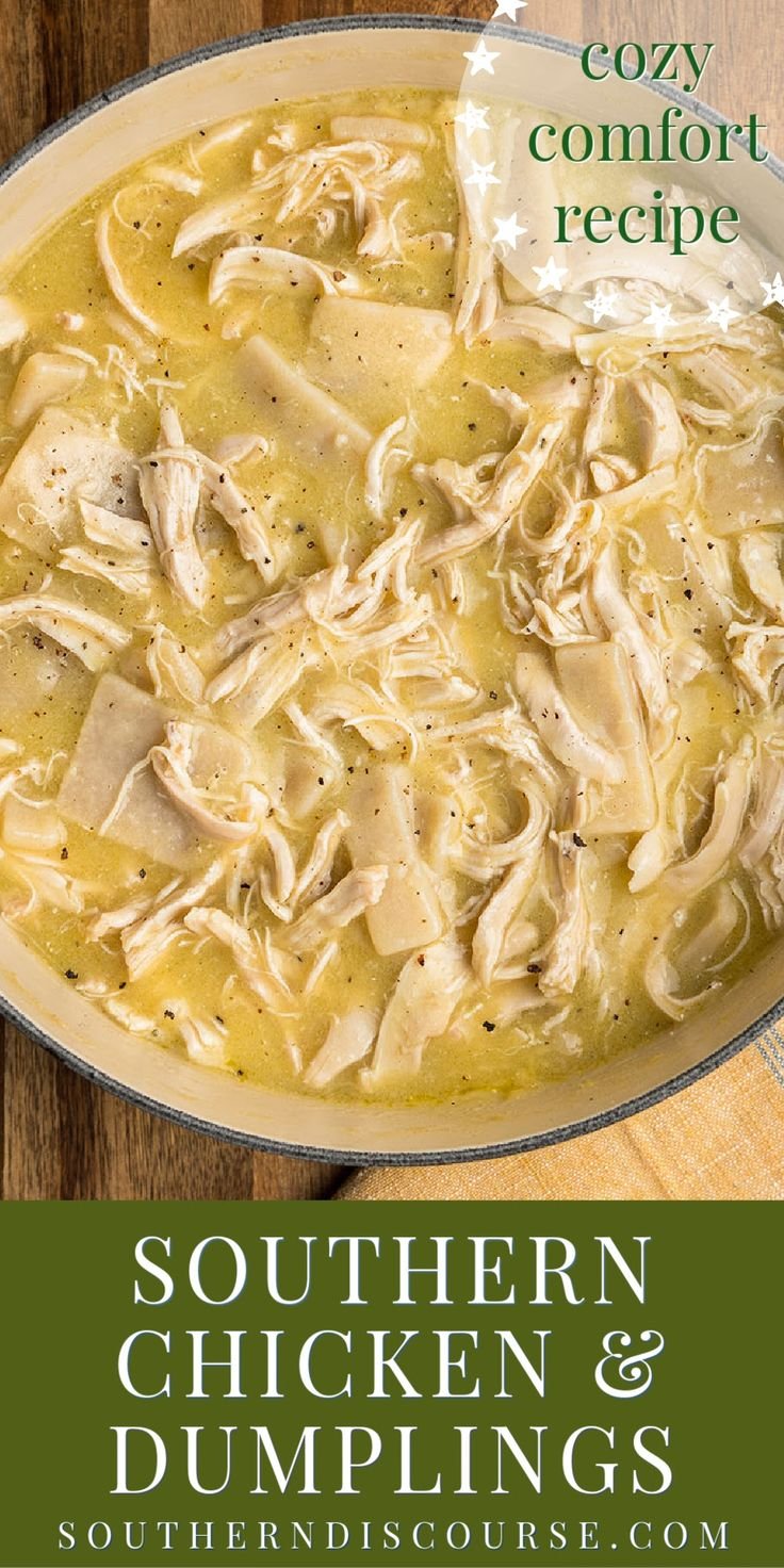 Easy Southern Chicken and Dumplings