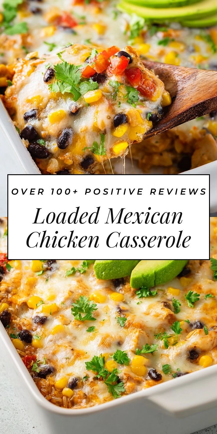 Loaded Mexican Chicken Casserole