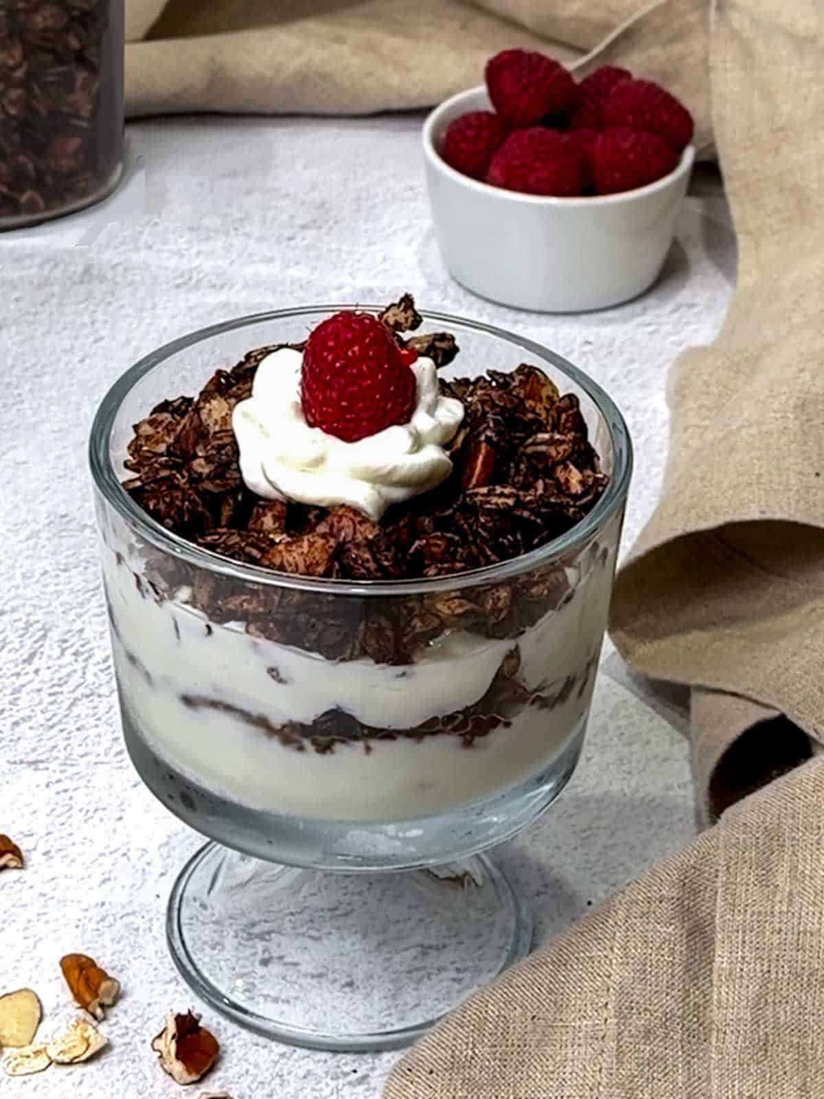 Air Fryer Chocolate Nut Granola