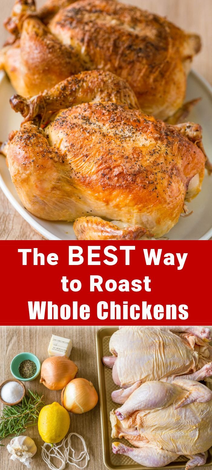How to Roast 2 Whole Chickens