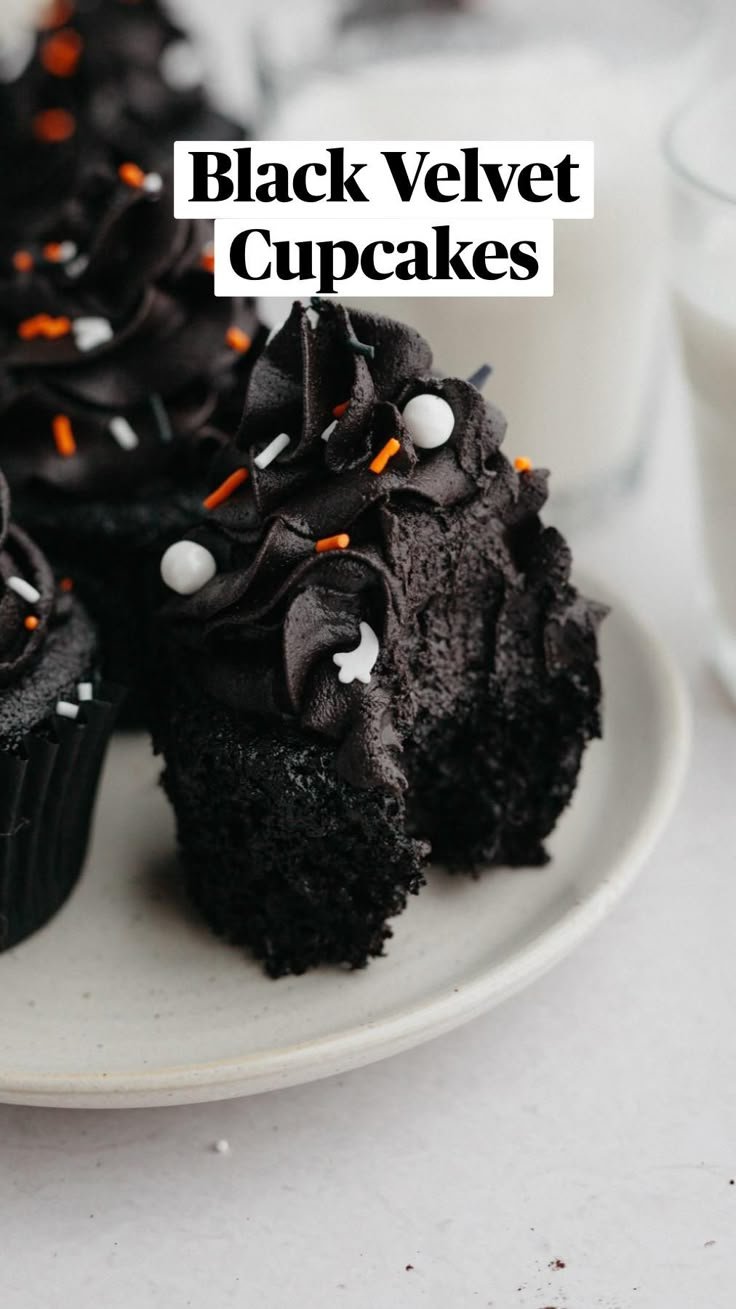 Black Velvet Cupcakes
