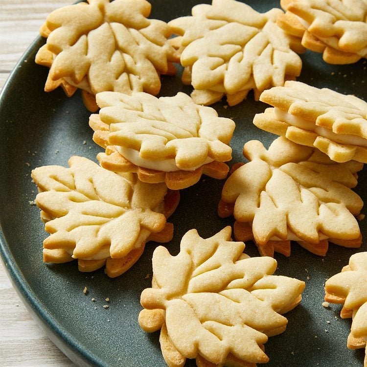 Copycat Trader Joe's Maple Leaf Cookies