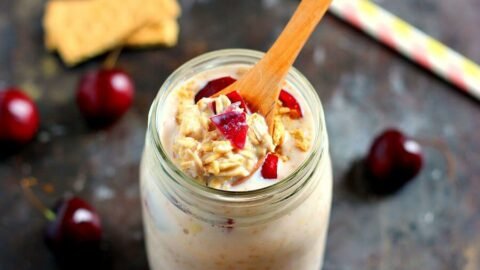Cherry Pie Overnight Oats