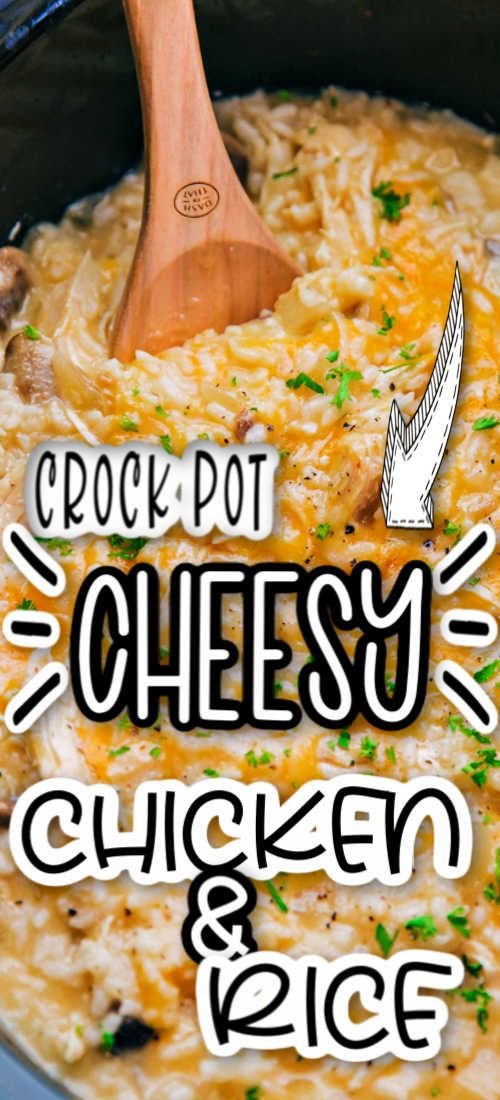 Crock Pot Cheesy Chicken and Rice