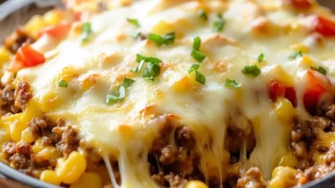 Keto Taco Casserole That's Cheesy, Meaty & Irresistibly Flavorful