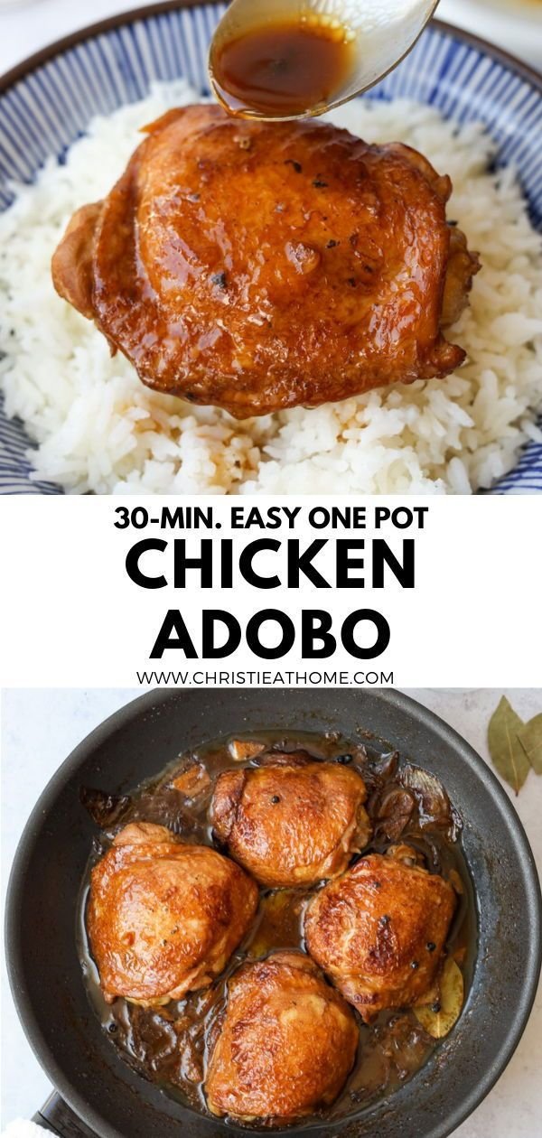 30-min. Easy One Pot Chicken Adobo