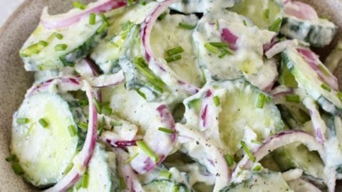 Creamy Cucumber Yogurt Salad