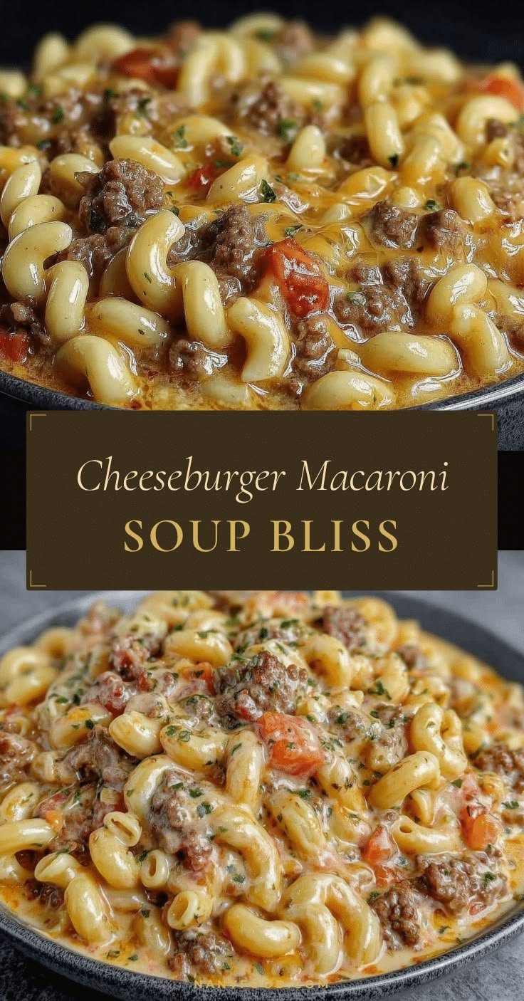 Cheeseburger Macaroni Soup Recipe Easy Cozy Comfort Food to Make