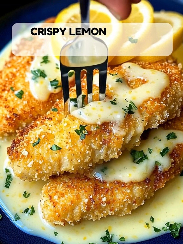 Crispy Lemon Chicken Cutlets