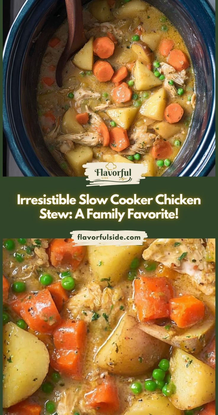 Irresistible Slow Cooker Chicken Stew: A Family Favorite!