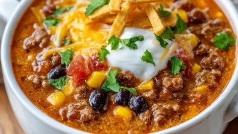The Ultimate Creamy Taco Soup Recipe