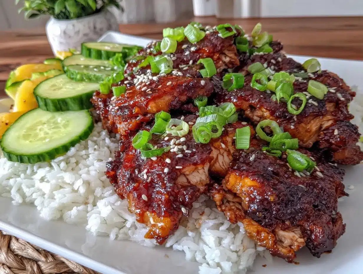 Honey Gochujang Chicken Recipe Easy High Protein Meal Idea