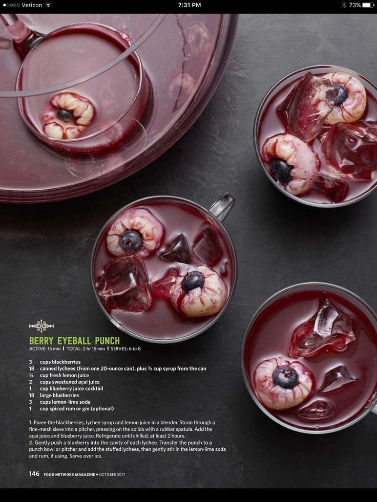 berry eyeball punch