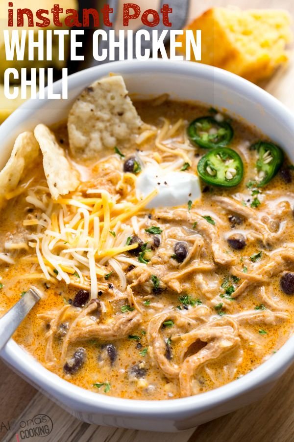 Instant Pot White Chicken Chili Recipe