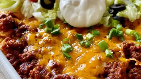 Walking Taco Casserole: The Ultimate Crunchy & Cheesy Family Bake