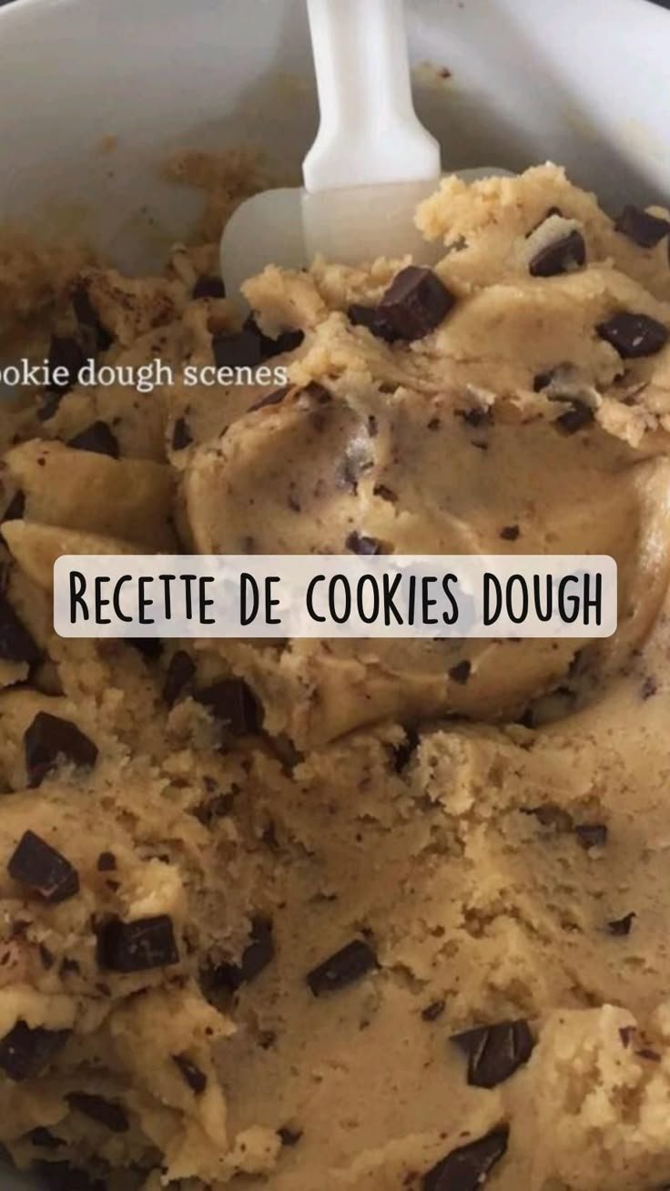 Recette de cookies dough