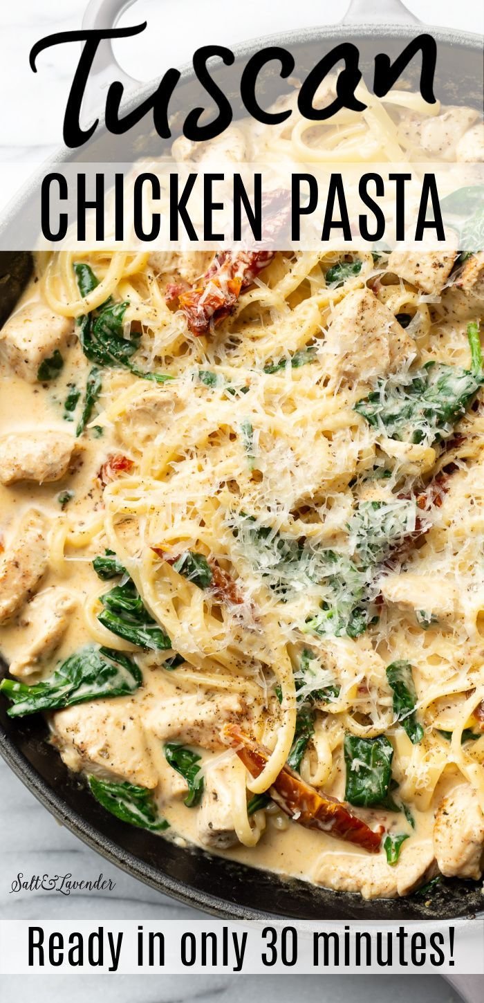 Creamy Tuscan Chicken Pasta