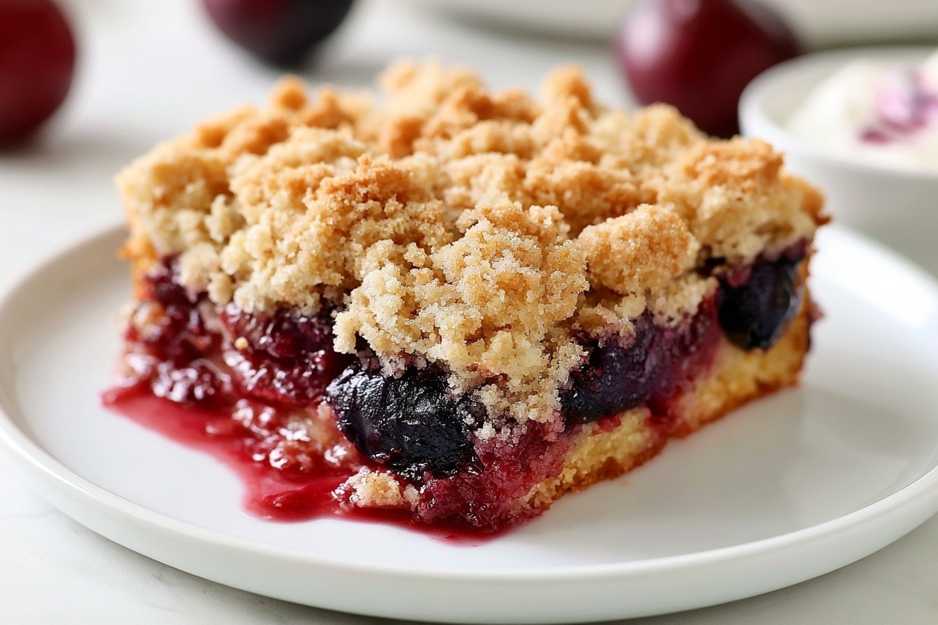 Rustic German Plum Cake