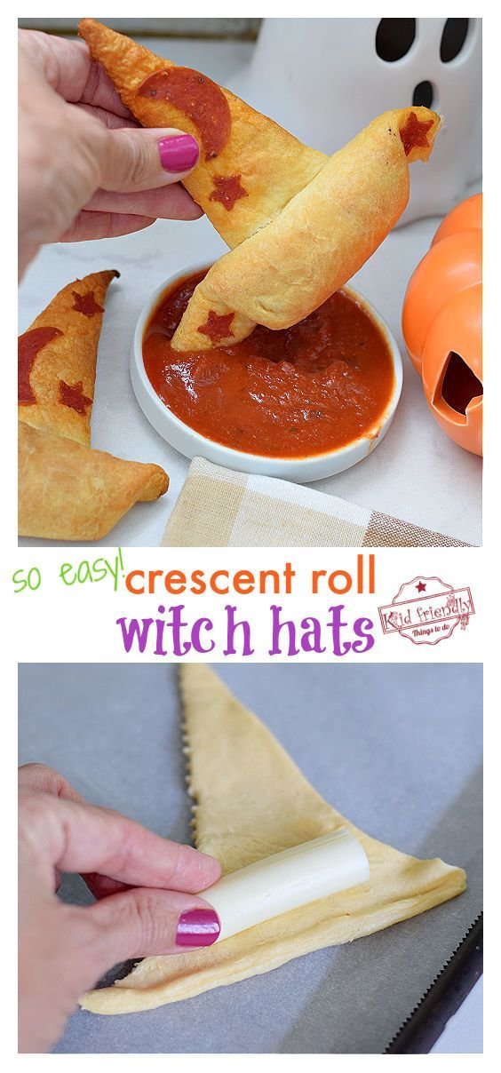 Crescent Roll Witch Hats {So Easy!} | Kid Friendly Things To Do