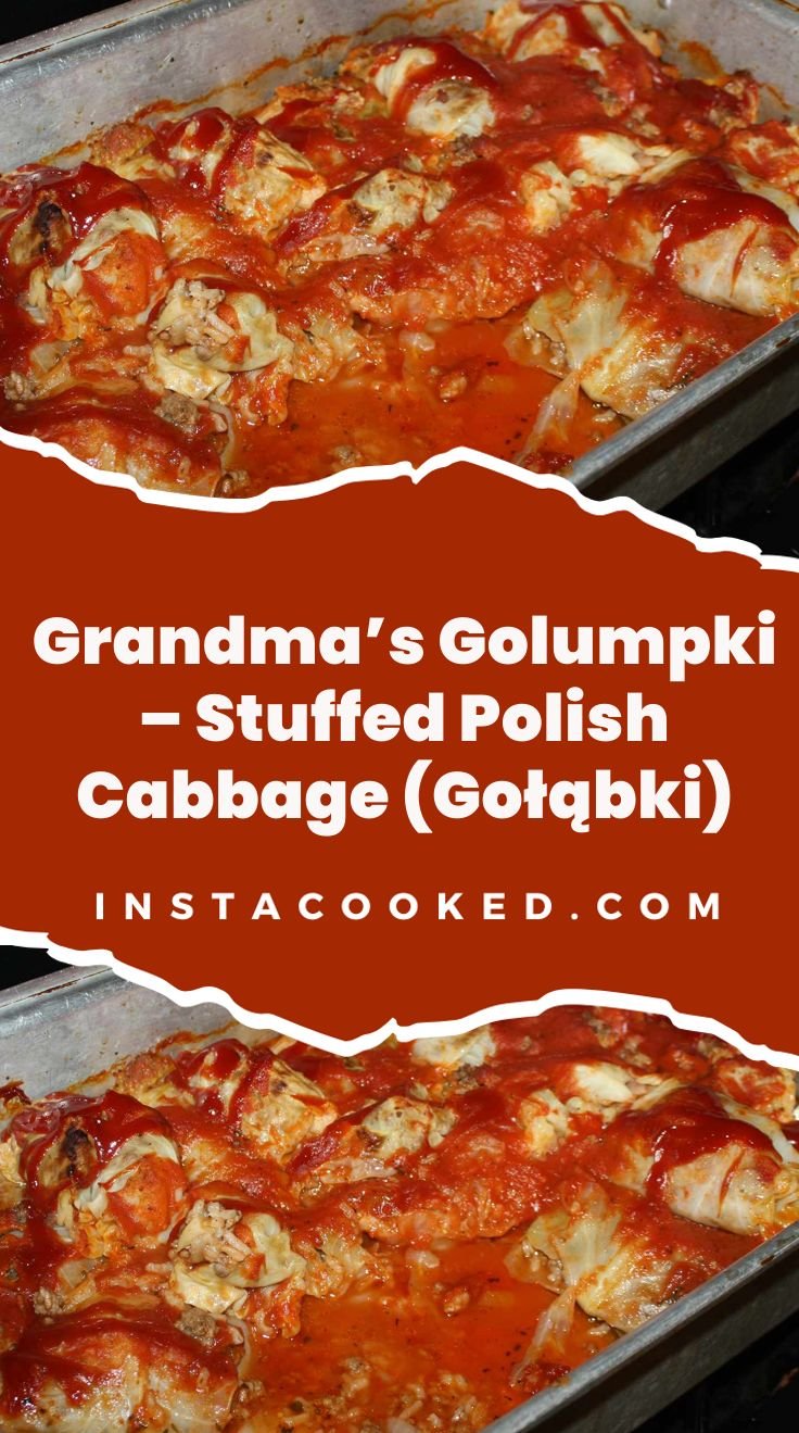 Grandma's Polish Stuffed Cabbage Rolls