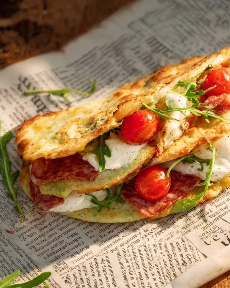 Piadina di Zucchine in Friggitrice ad Aria