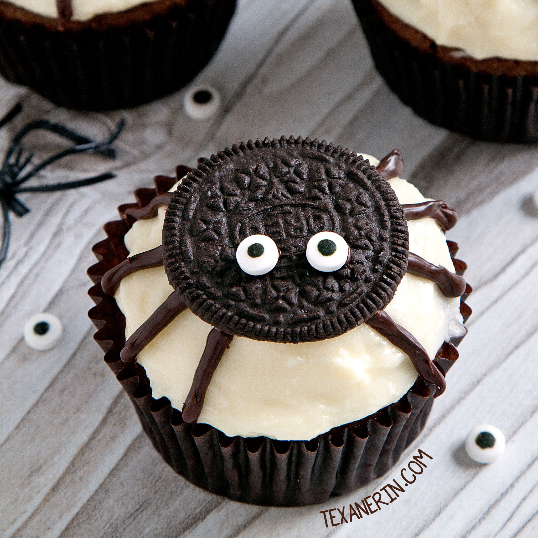 Spinnen Cupcakes