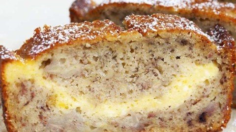 Cheesecake Banana Bread
