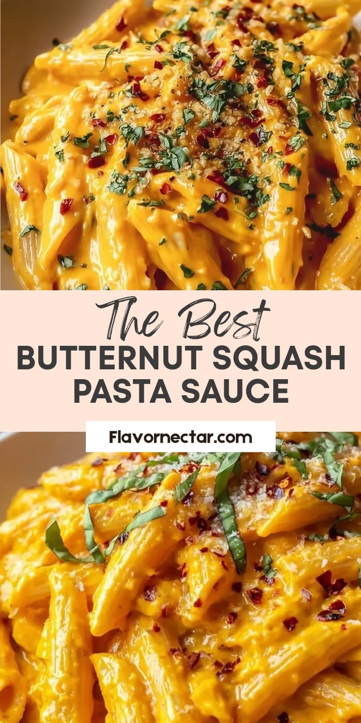 Butternut Squash Pasta Sauce Recipe Easy