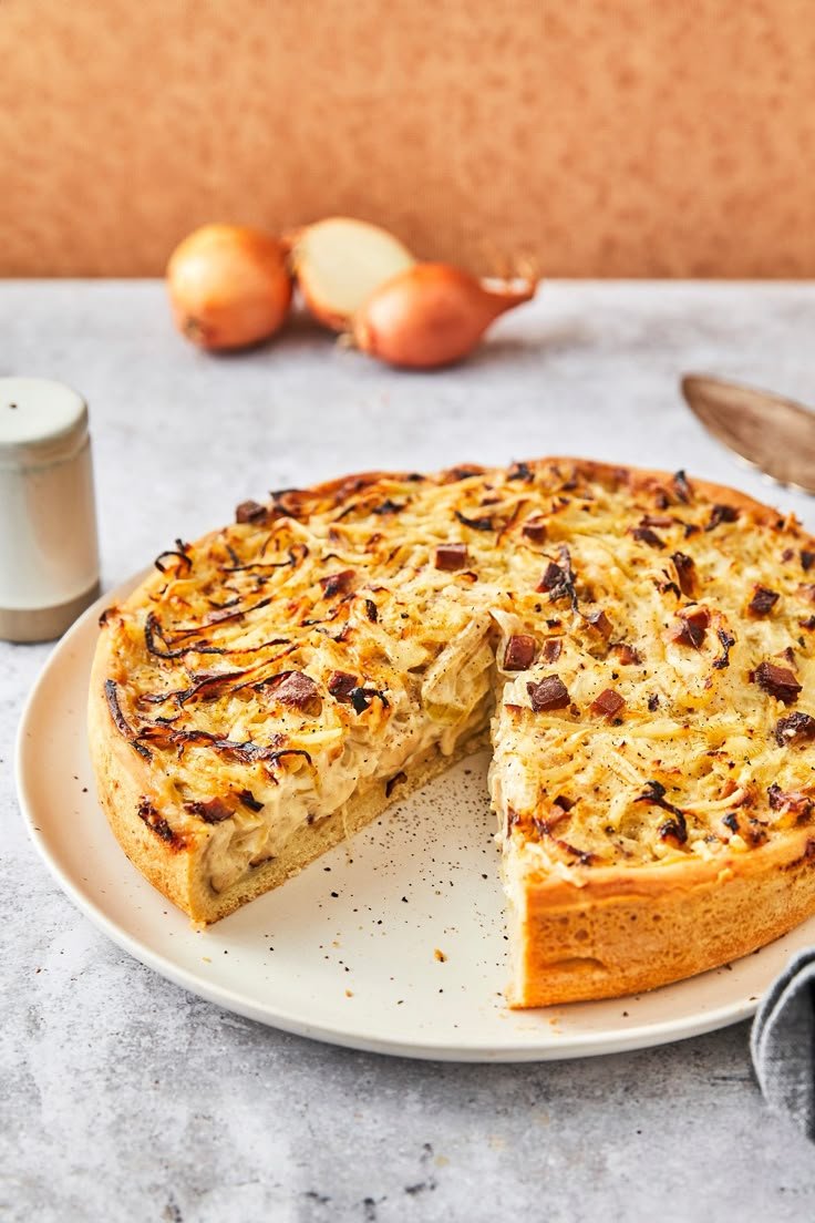 Veganer Zwiebelkuchen