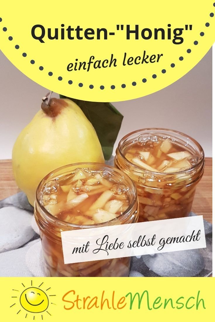 Kennst Du schon einen Quitten-“Honig“