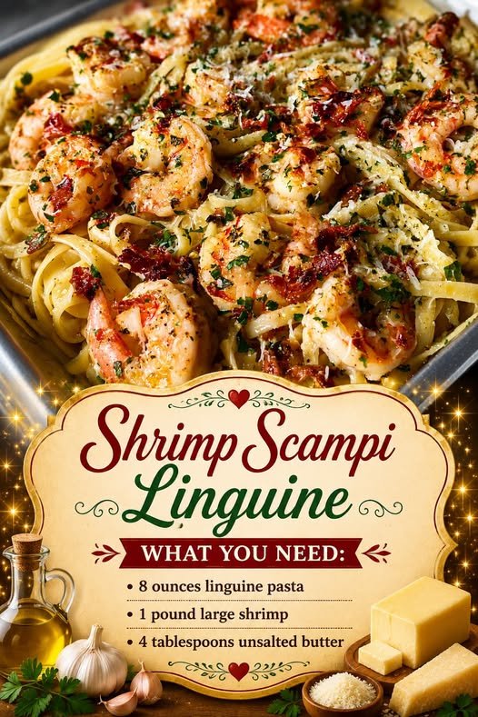 Shrimp Scampi Linguine