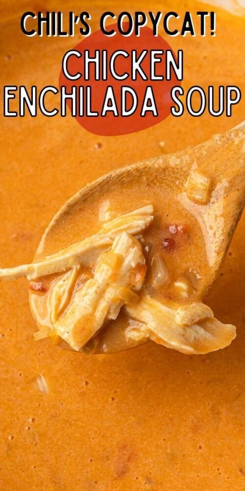Cheesy Chicken Enchilada Soup Recipe | Chicken enchiladas soup easy, Cheesy enchilada soup ideas, Chicken enchilada soup recipes