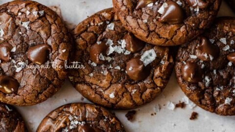 Salted Brownie Cookies