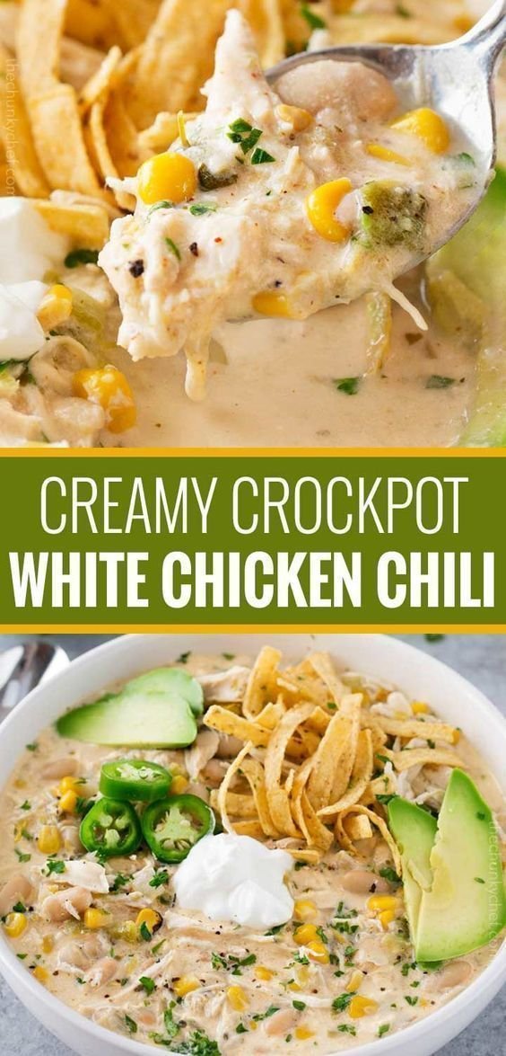Creamy White Chicken Chili Recipe