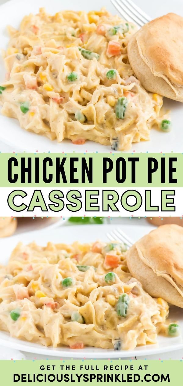 Easy Chicken Pot Pie Casserole