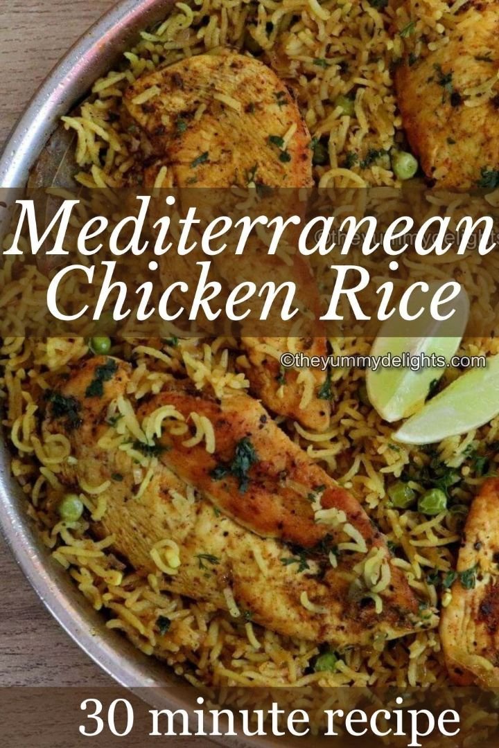 One Pan Mediterranean Chicken And Rice