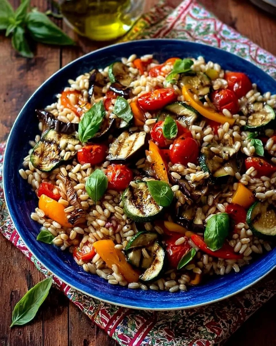 Insalata di Orzo con Verdure